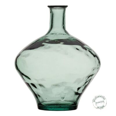 Grüne Vase aus recyceltem Glas, Dekoration CT608089