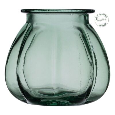 Grüne Vase aus recyceltem Glas, Dekoration CT608092