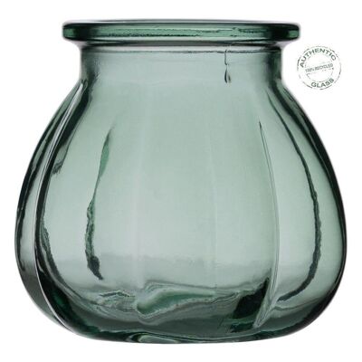 Grüne Vase aus recyceltem Glas, Dekoration CT608093