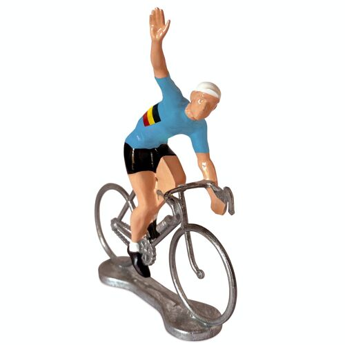 Figurine cycliste winner champion de France _ Bernard & Eddy