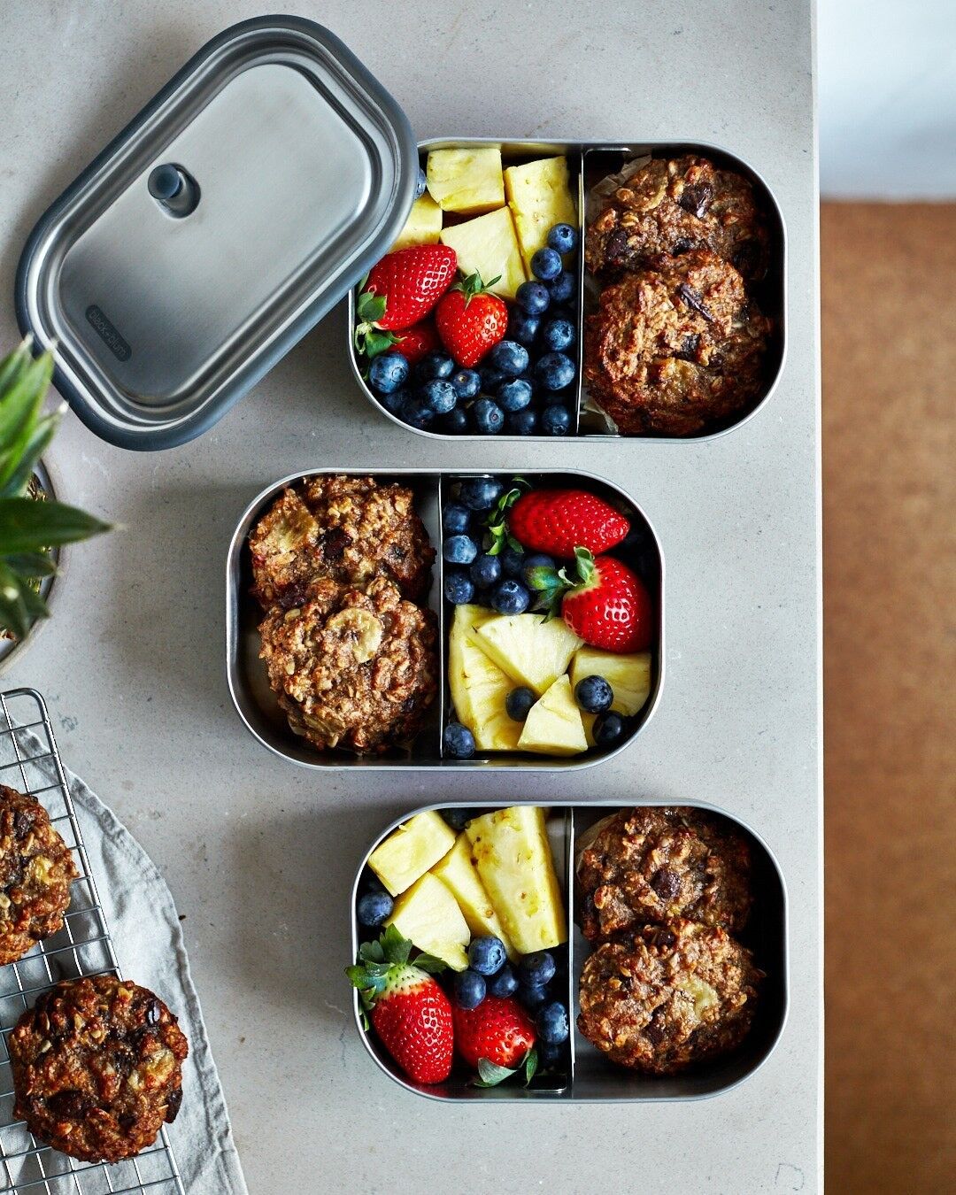 Lunch Box - Lunch Box Anti-Fuite en Acier Inoxydable avec Fourchette Large 1L - Orange