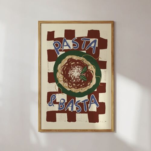 POSTER PASTA & BASTA