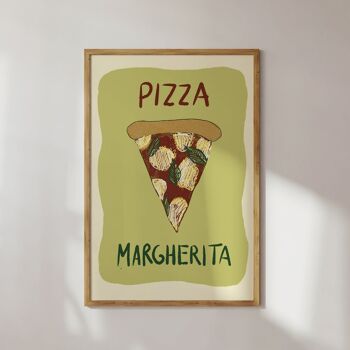 AFFICHE PIZZA MARGHERITA 1