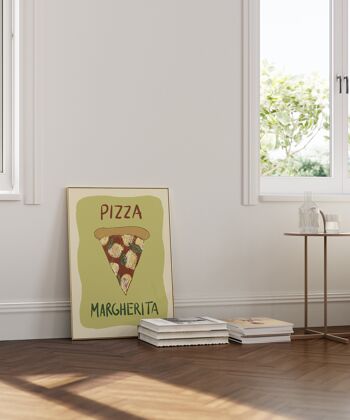 AFFICHE PIZZA MARGHERITA 3