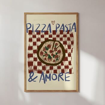 AFFICHES PIZZA, PASTA & AMORE 1
