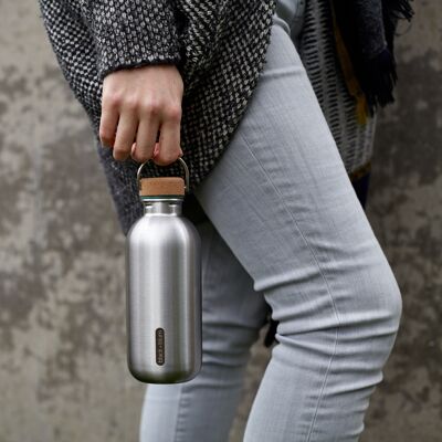 Wasserflasche – auslaufsichere Edelstahl-Wasserflasche 600 ml – Ozean