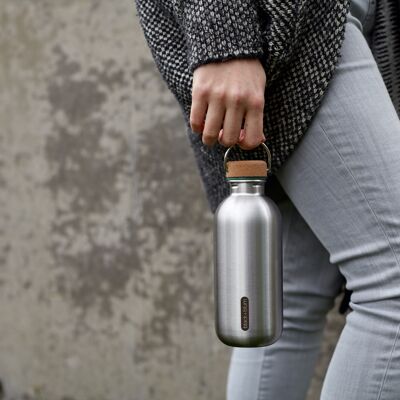 Water Bottle - Stainless Steel Leak Proof Water Bottle 600ml - Olive