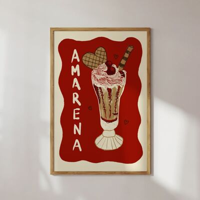 POSTER AMARENA ICE CREAM