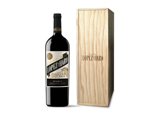 Estuche H. Lopez de Haro Reserva 2018 Madera