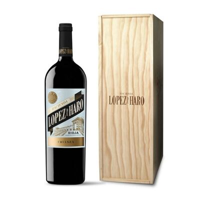 Estuche H. Lopez de Haro Crianza 2015 Madera