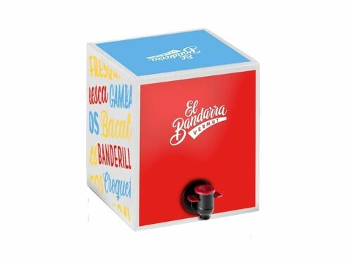 Vermut El Bandarra Tinto Bag in Box 5 Litros