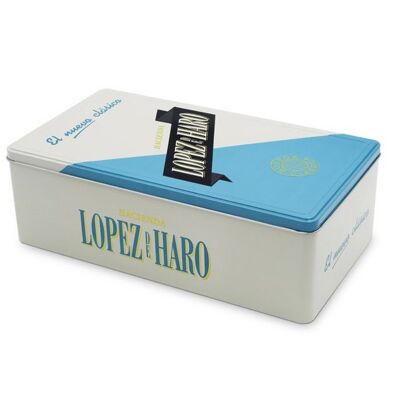 Coffret métal 2 bouteilles H. Lopez de Haro Crianza