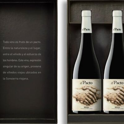 Case 2 bottles El Pacto Crianza