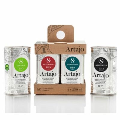 Pack 4 Varieties Artajo 8 bio Can 250 ml