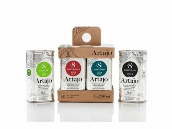 Pack 4 Variétés Artajo 8 bio Bidon 250 ml