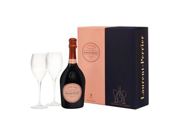 Laurent-Perrier Cuvée Rosé Coffret + 2 verres 1