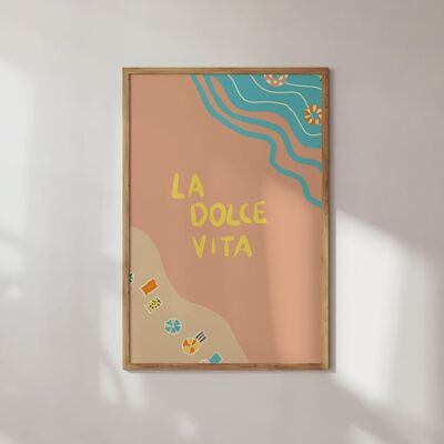 AFFICHE LA DOLCE VITA