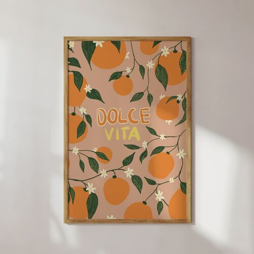 POSTER LA DOLCE VITA & ORANGEN