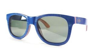 Lunette en bois homme SAN FRANCISCO BLUE 4