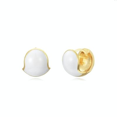 Babette White Gold Earrings