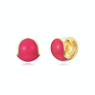 Babette Pink Gold Earrings