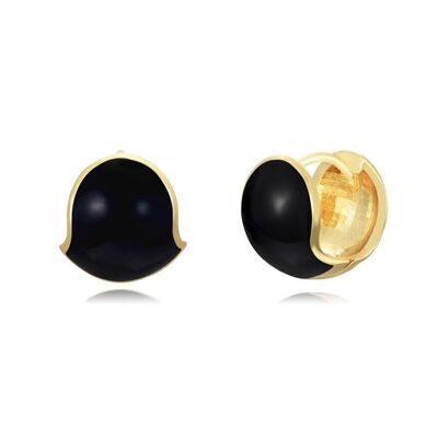 Babette Black Gold Earrings