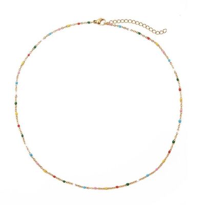Rosary necklace colors Gold