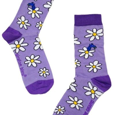 Lavender girfleur socks 35-41