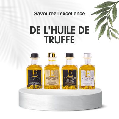 Huile d'olive Fruitée Saveur Truffe Noire 20cl - Le Moulin Saint Michel