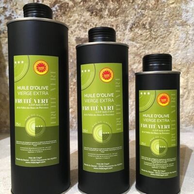 Aceite de oliva verde afrutado A.O.P Vallée des Baux de Provence