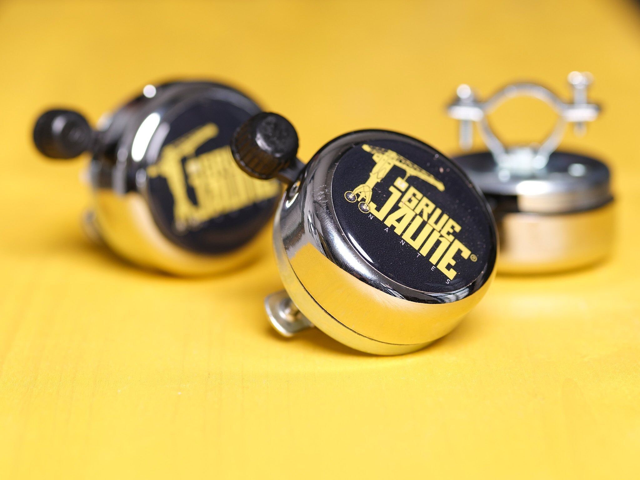 El timbre de bicicleta de la Grulla Amarilla