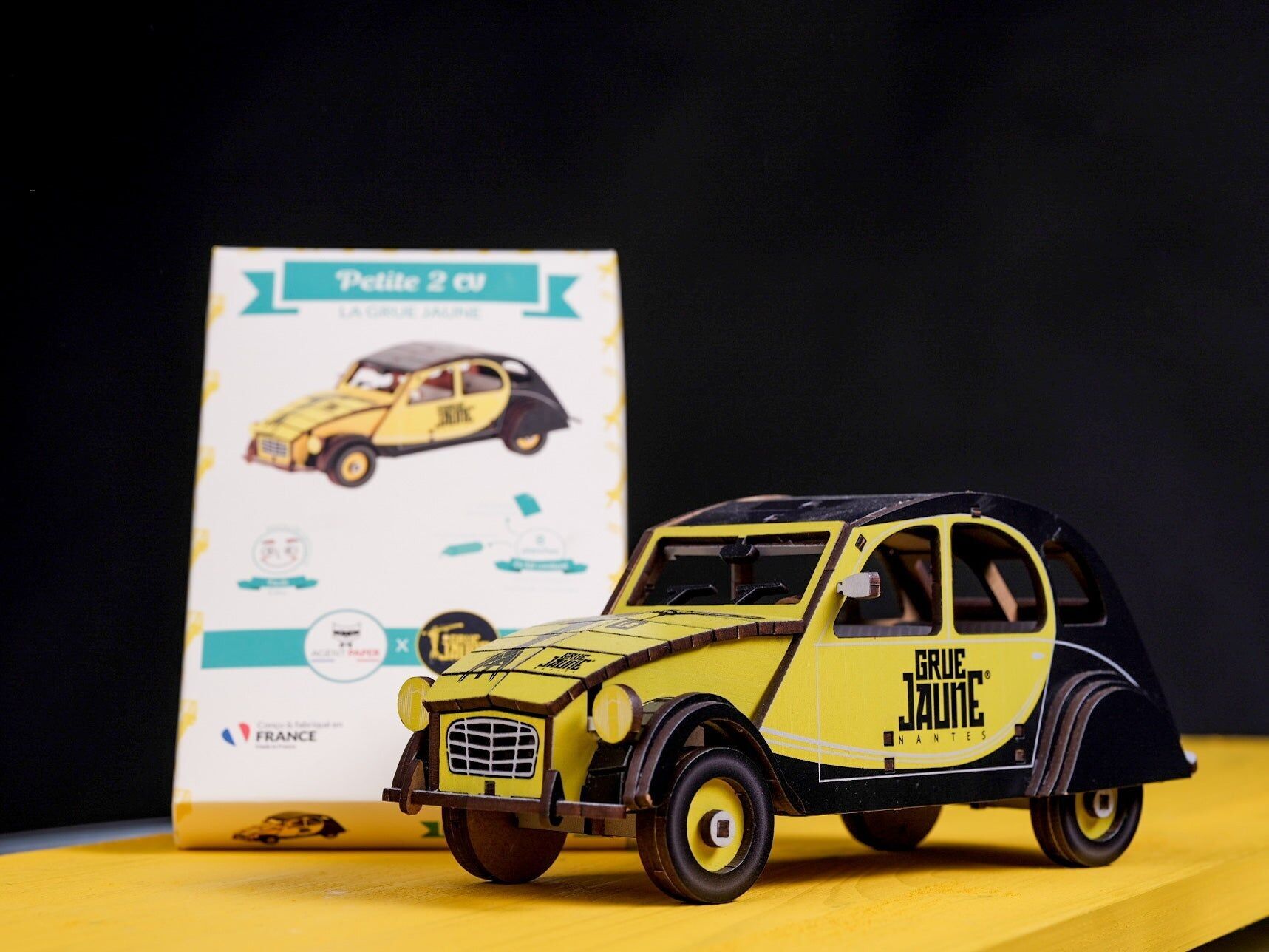 Der 2CV von La Grue Jaune zum Mitfahren