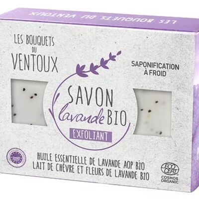 Savon Lavande Bio saponification a froid exfolliant 100g