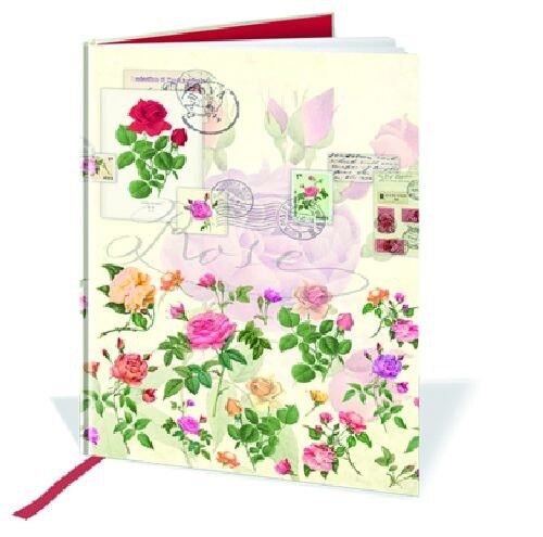 Block-nots, DIN A6 - Design: Rose (SKU: 8623)