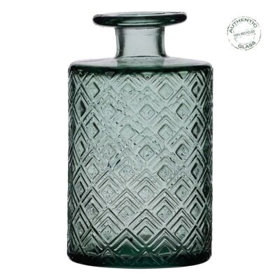 RECYCLED GLASS GREEN VASE CT608097