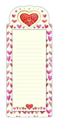 Mémo achats - Tema: Cuori (SKU: 8620)