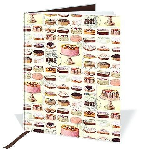 Bloc-nots, DIN A6 - Design: Gâteaux (SKU: 8520)