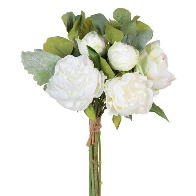 ARTIFICIAL WHITE PEONY BOUQUET CT604064