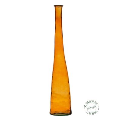 AMBER VASE RECYCLED GLASS DECORATION CT608107