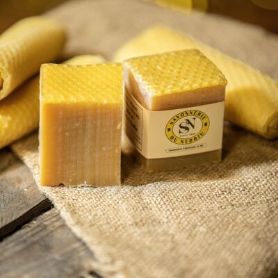 Savon artisanal Tradition Miel - Cire d'abeille