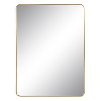 MIROIR DÉCORATION VERRE ALUMINIUM DORÉ CT608824 1