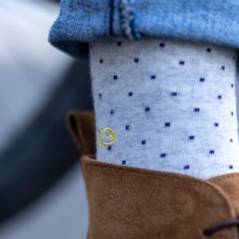 Chaussettes en coton peigné Square - Ghost 3