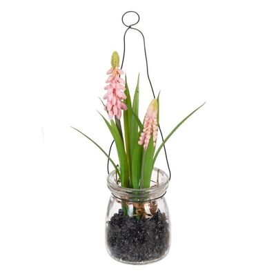 ARTIFICIAL PINK HYACINTH PLANT CT604073