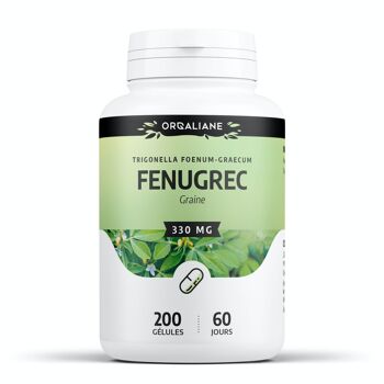 Fenugrec - 330 mg - 200 gélules 1