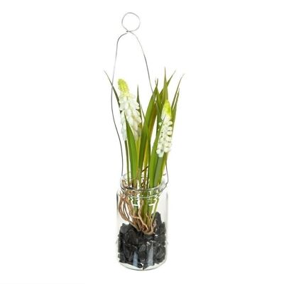 ARTIFICIAL WHITE HYACINTH PLANT CT604080