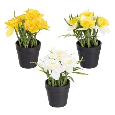 PLANT 3/M WHITE-YELLOW ARTIFICIAL CT604084