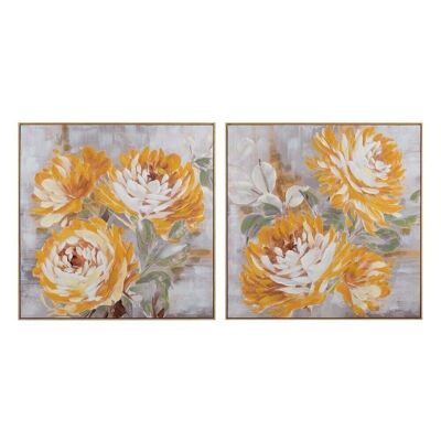 PAINTING ROSES 2/M YELLOW PS - CANVAS CT608853