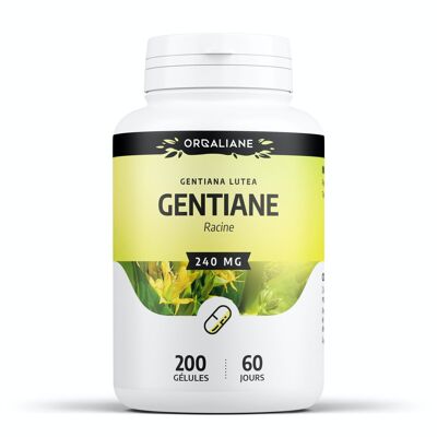 Genciana - 240 mg - 200 cápsulas