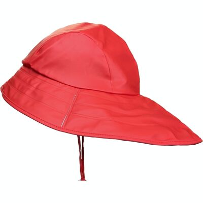 Südwester SoftSkin - rain hat - 100% waterproof - red