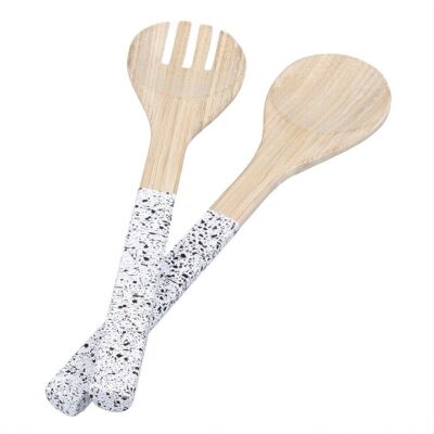 NATURAL-WHITE BAMBOO CUTLERY CT605683